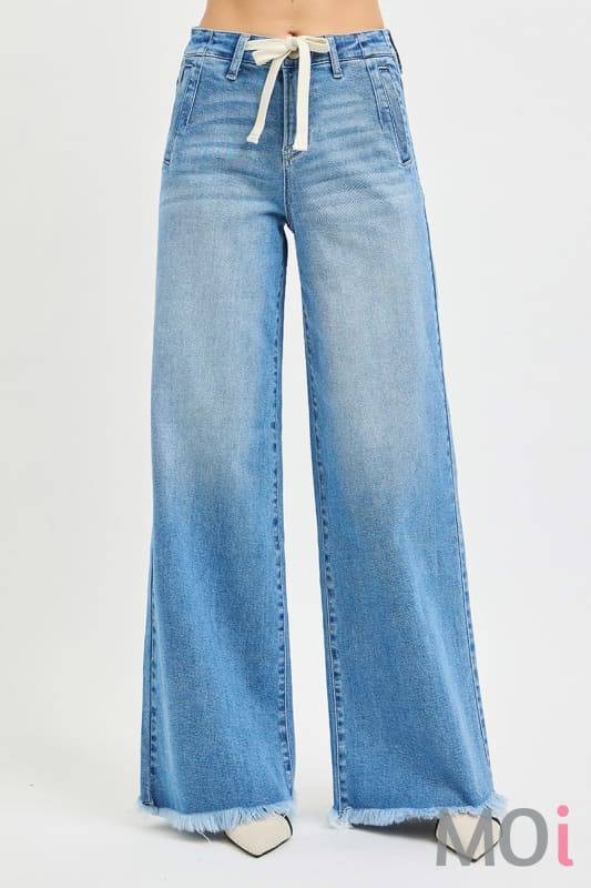 High Rise Wide Jeans