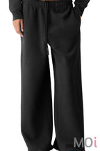 Fleece Oversized Mid Rise Sweatpants