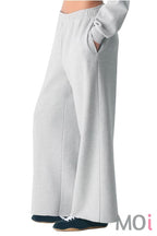 Fleece Oversized Mid Rise Sweatpants