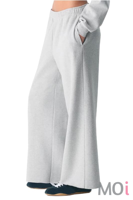 Fleece Oversized Mid Rise Sweatpants