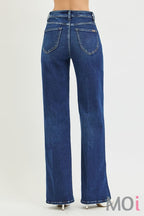 Tummy Control High Rise Wide Leg Jeans