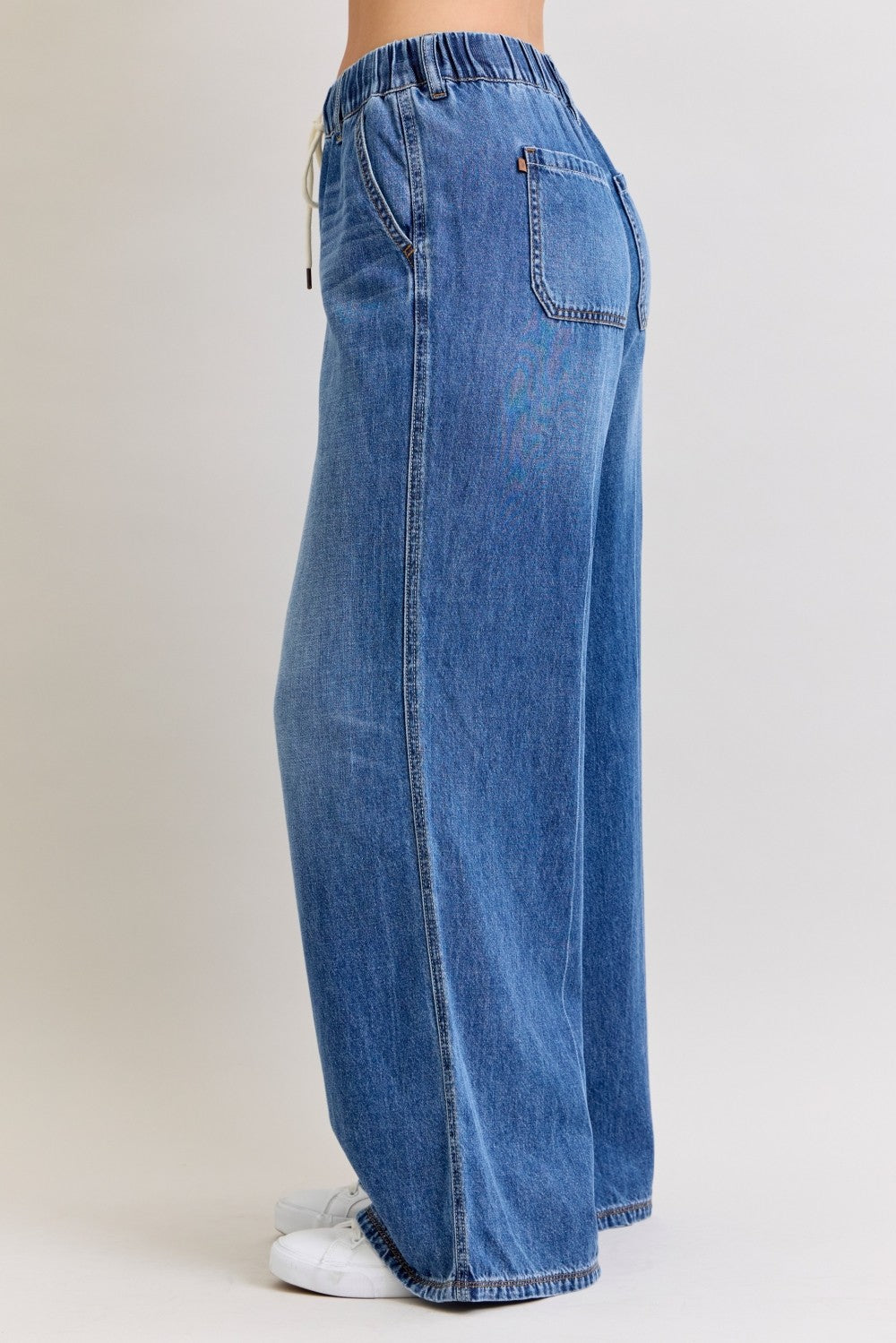 Judy Blue Palazzo Featherweight W/Drawcord Dark