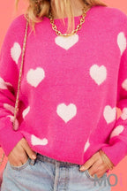 Love Crew Neck Pullover Sweetheart Sweater