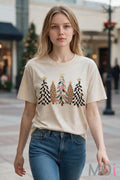 Trendy Leopard Christmas Tree Tee