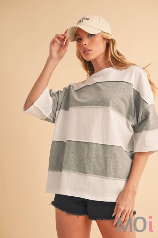Polly Color Block Top