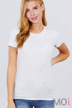 Fitted Cotton Jersey Top