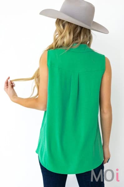 Button Down Woven Blouse Apparel & Accessories