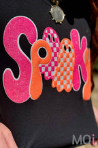 Spooky Tee in Glitter Puff