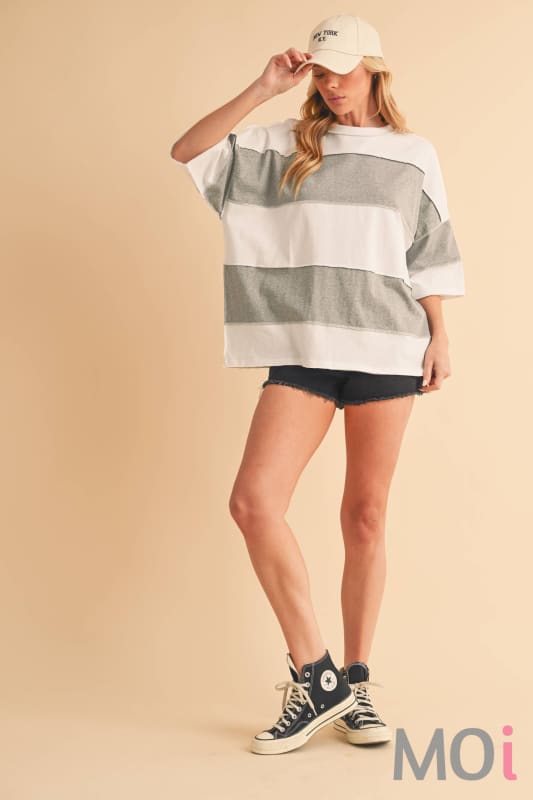 Polly Color Block Top