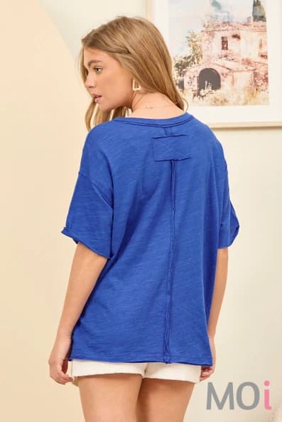 Basic Short Sleeve Cotton Top Apparel & Accessories