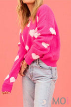 Love Crew Neck Pullover Sweetheart Sweater
