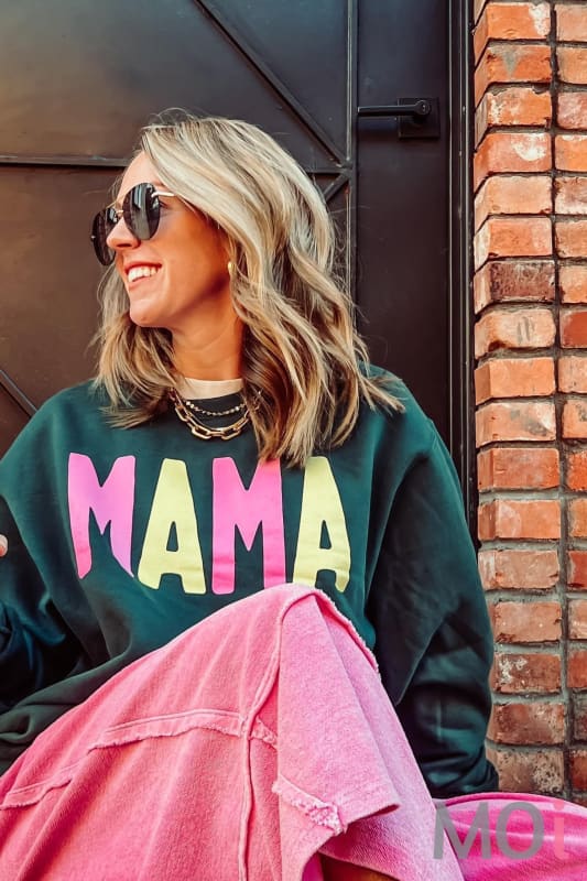 MAMA Crew Forest Green