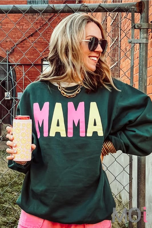 MAMA Crew Forest Green