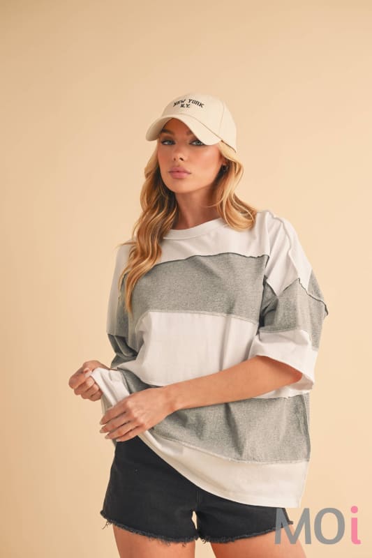 Polly Color Block Top