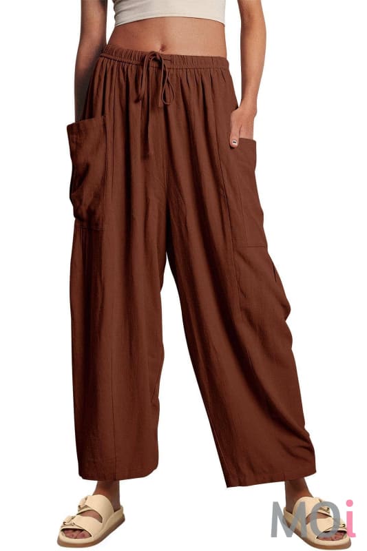 Relaxed Wide Leg Pants For Everyday Comfort