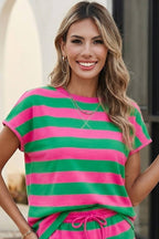Stripe Dolman Tee