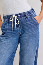 Judy Blue Palazzo Featherweight W/Drawcord Dark