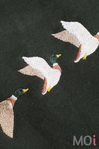 Flying Mallard Embroidered Heavyweight Fleece Sweatshirt