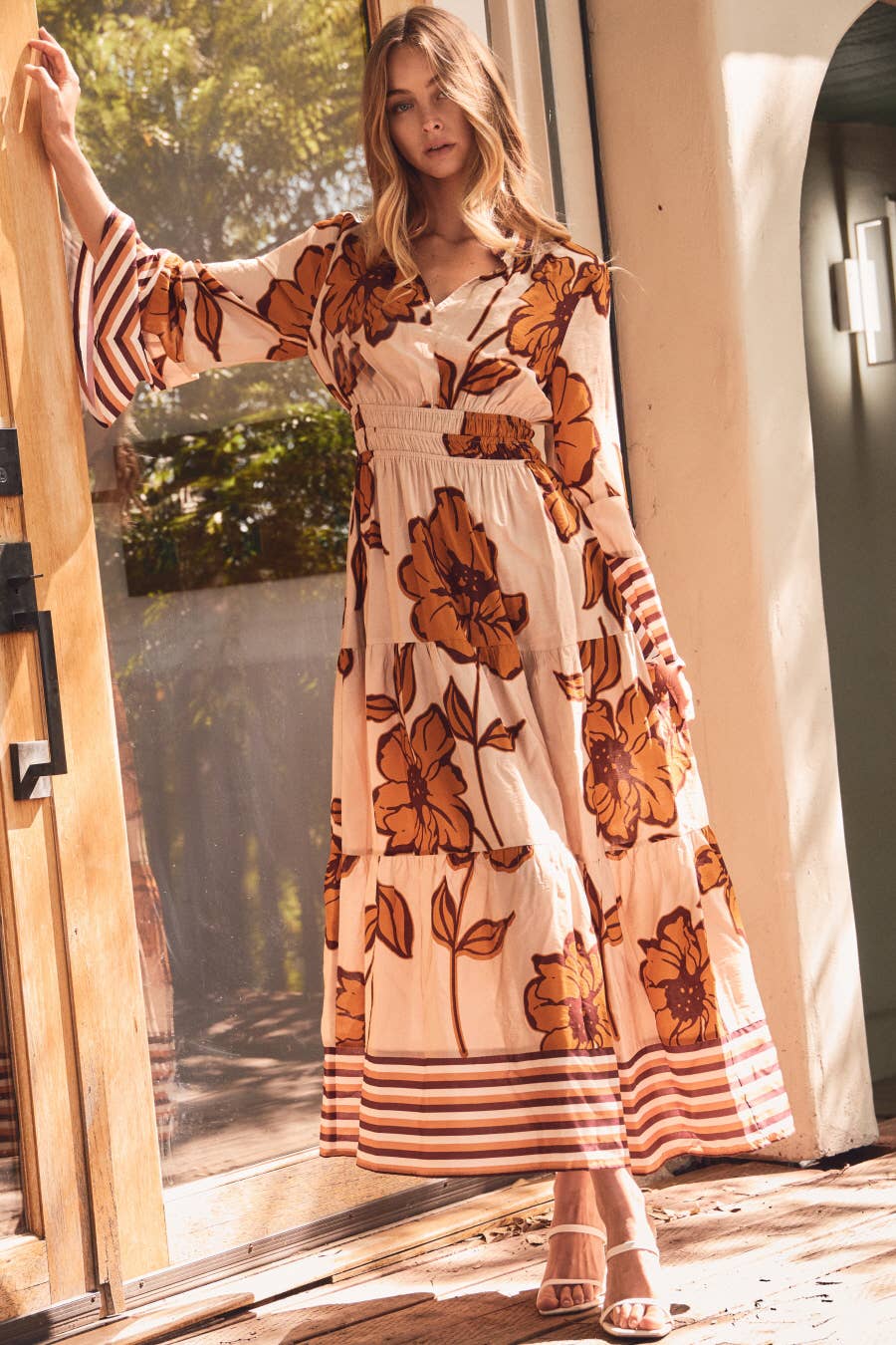 Floral Printed Midi Dress