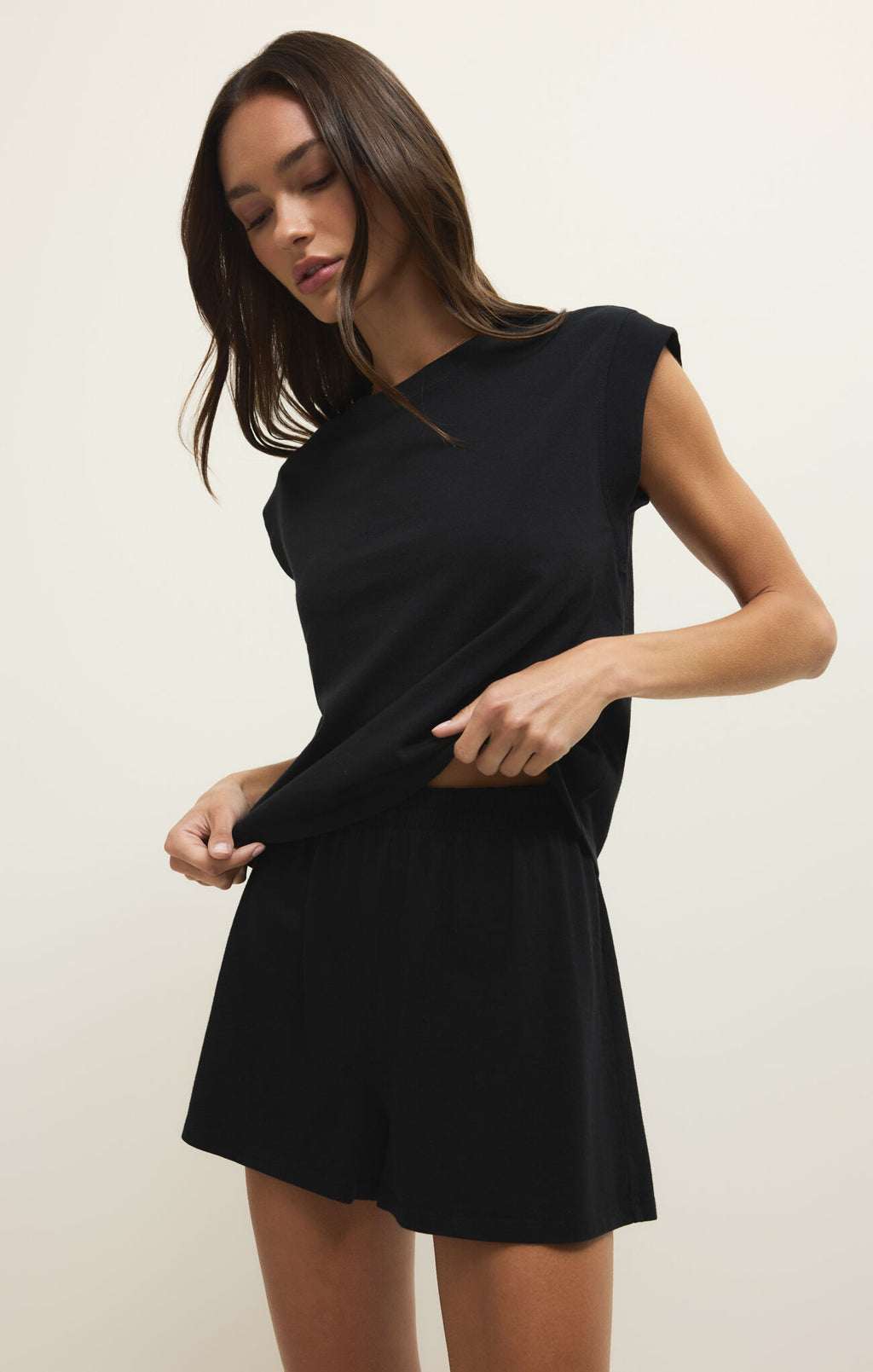 Z Supply Scout Jersey Short Black