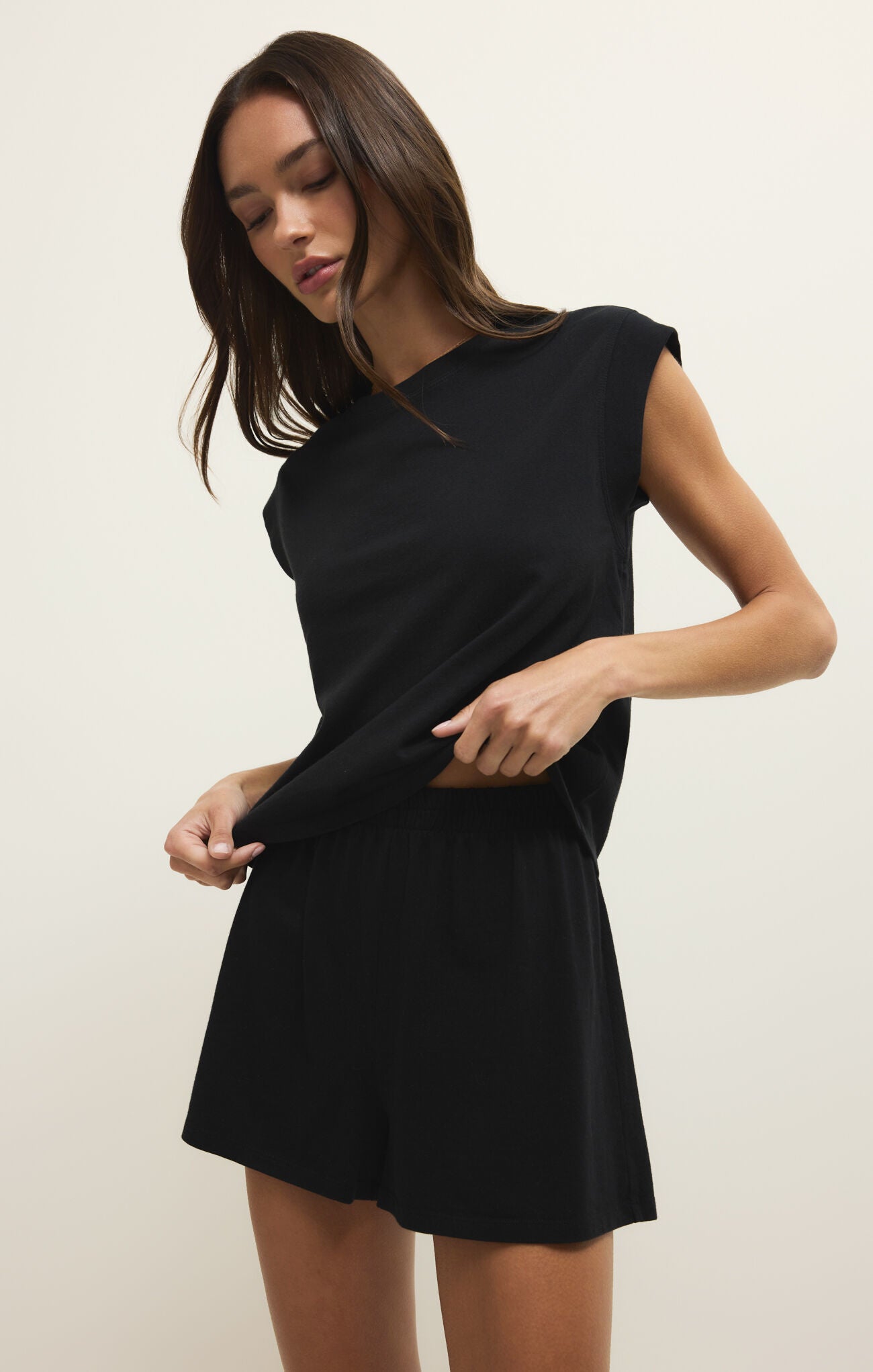 Z Supply Scout Jersey Short Black