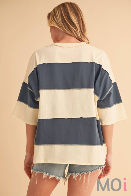 Polly Color Block Top