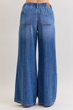 Judy Blue Palazzo Featherweight W/Drawcord Dark
