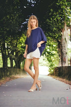 Dolman Sleeve Poncho Style Top