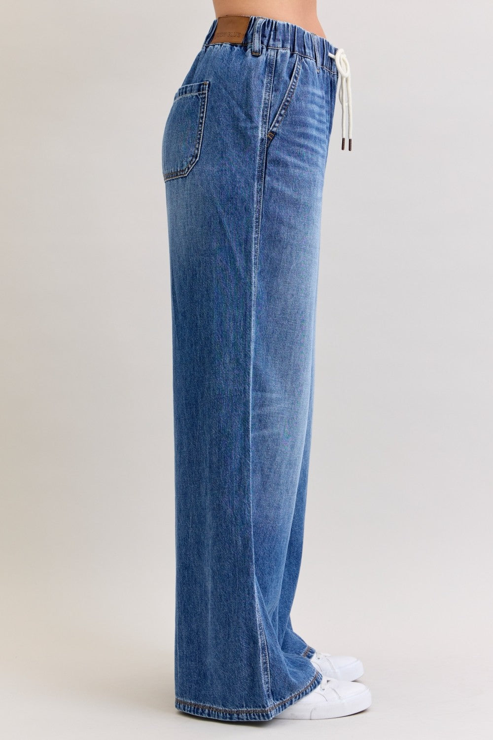 Judy Blue Palazzo Featherweight W/Drawcord Dark