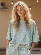 Striped Knit Top