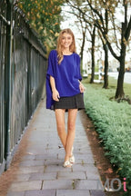 Dolman Sleeve Poncho Style Top