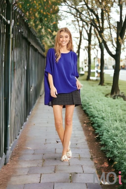 Dolman Sleeve Poncho Style Top