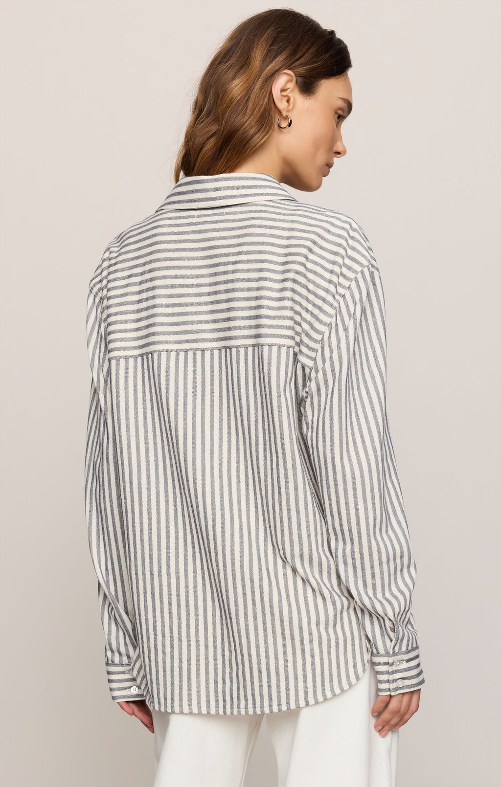 Z Supply Reese Button Up Stripe Top (ECP)