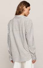 Z Supply Reese Button Up Stripe Top (ECP)