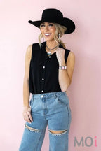 Button Down Woven Blouse Apparel & Accessories