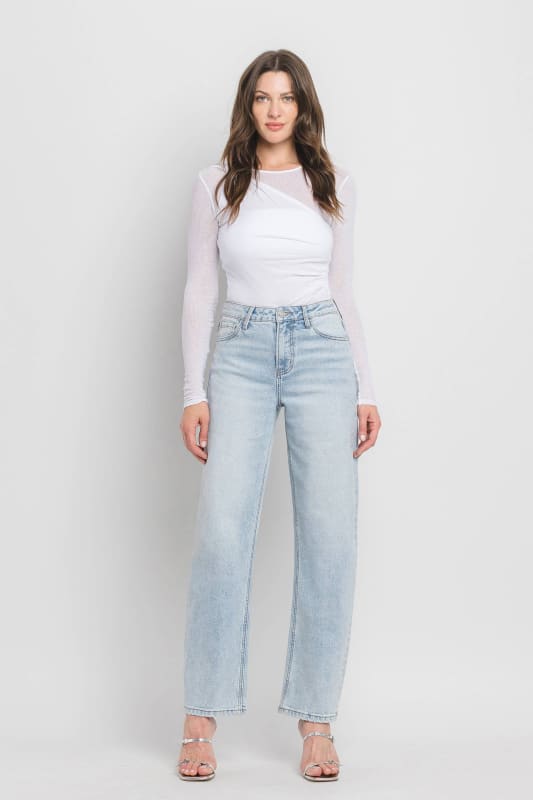 SUPER HIGH RISE BARREL LEG JEANS
