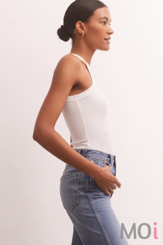 Z Supply Lilly Rib Tank White