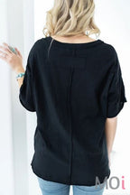 Basic Short Sleeve Cotton Top Apparel & Accessories