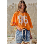 Polka Dot Printed Denim Shorts With Belt