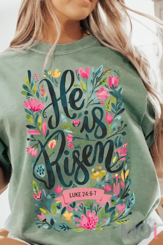 He Is Risen Luke Tee Apparel & Accessories