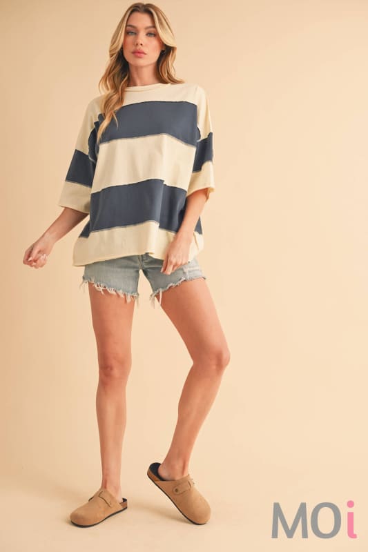 Polly Color Block Top