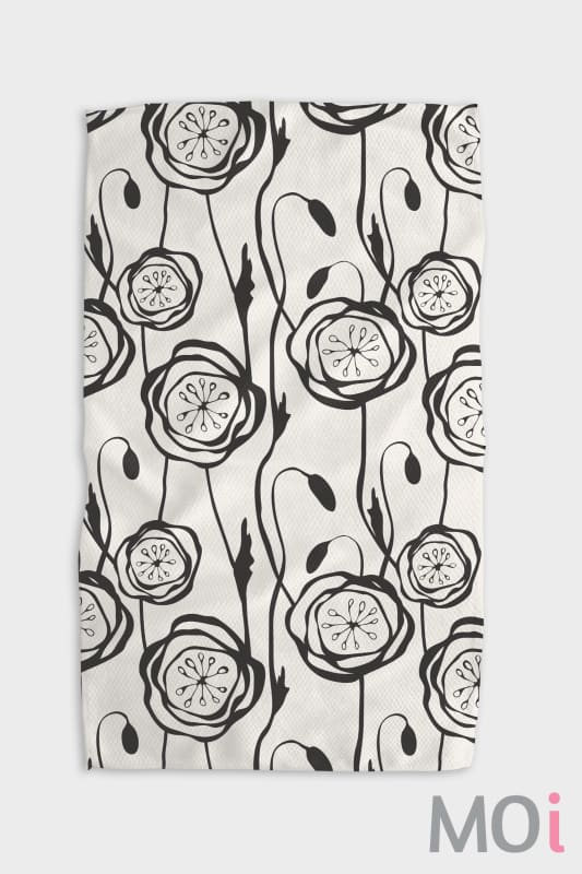 Smell the Flowers Kitchen Tea Towel