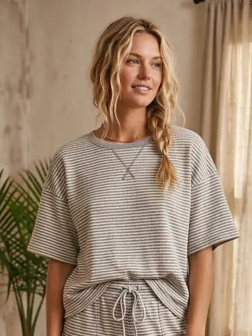 Striped Knit Top