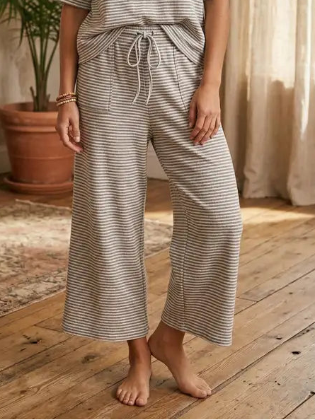 Striped Knit Pants