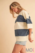 Polly Color Block Top