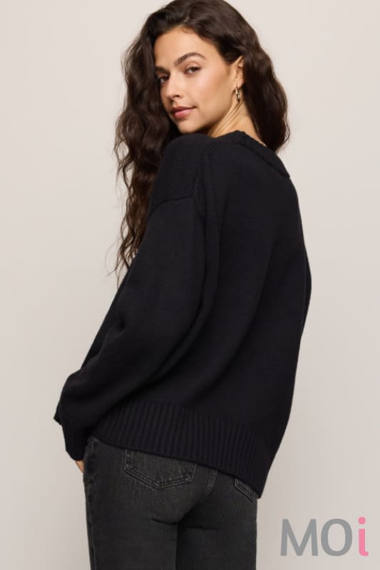 Z Supply Cloud Spun Shaped Crew Sweater