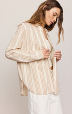 Z Supply Reese Button Up Stripe Top