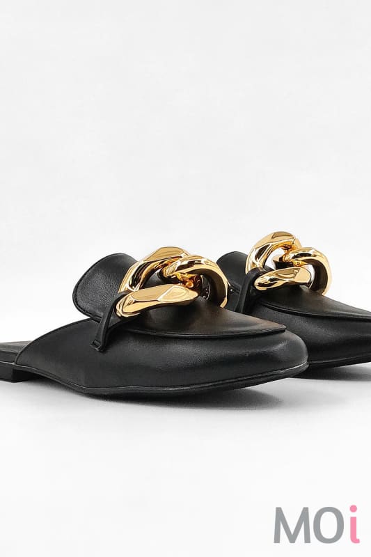 ShuShop Alexis Loafer-Mule Black