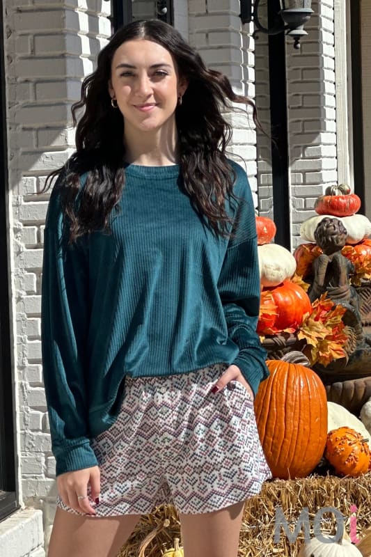 Z Supply Cozy Days Fair Isle Short