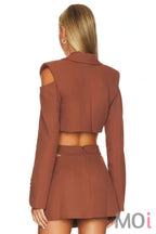 Alysa Crop Blazer Large Apparel & Accessories